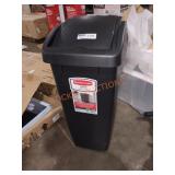 Rubbermaid 12.5 Gallon Flip Top Trash Can
