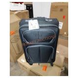 Us traveler rolling luggage