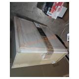 30" wall cabinet natural finish