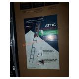 Louisville ladder aluminum attic ladder