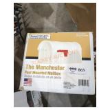 The Manchester Post Mount Mailbox White