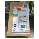 HDX 24"×14"×30" 3 Shelf Storage Rack