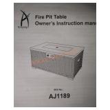 Fire pit table