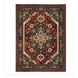 Bazaar Lenox red area rug 7ft 10in x 10ft