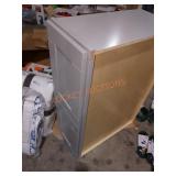 Grey 2-Door Cabinet