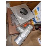 Pellet Vent 3" Tee w Clean Out Tee Cap