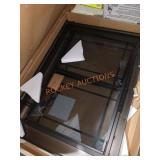 Fireplace glass fire screen