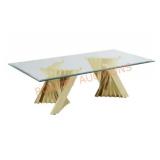 Best Quality Furniture Glass Top Coffee Table
