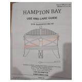 Hampton bay 26" quadriplegic firepit