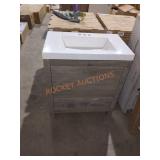 Glacier Bay 30" vanity combo, some damage to