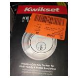 Kwikset keyed deadbolt