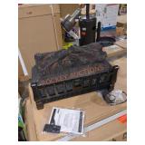 Electric fireplace stove with heater