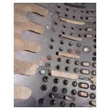 Log holder for fireplace