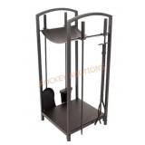 Pleasant Hearth 5-Piece Fireplace Tool Set with