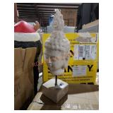 19" Burmese Buddha head statue