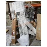 Misc White Metal Rack