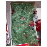9ft woodmoore battery operated garland