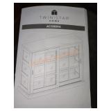 Twin star home display cabinet