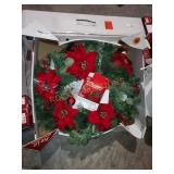 30in berry bliss battery operated wreath