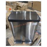 Dule Metal Trashcan