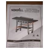 Nexgrill 4-Burner Gas Griddle Top Burner