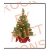 National tree company 2ft pre lit Christmas tree