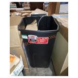 Rubbermaid 45 gallon rolling trash can