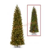 NTC 6.5ft pencil dual color Christmas tree