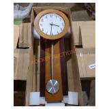 Bulova 23.5"×8.75" Pendulum Wal Clock