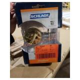 B60 Series Bright Brass Single Cylinder Deadbolt