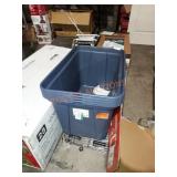 Hdx storage totes no lids qty 4
