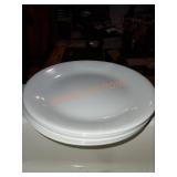 Corelle 8.5" Glass White Plates