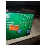 Home Accents dome white icicle lights with