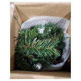 9ft Frosted christmas garland