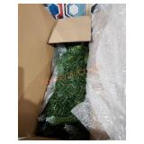 9ft frosted Christmas garland