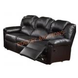Simple Relax 80" Faux Leather Sofa