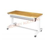 Husky 52" Adjustable Work Bench White