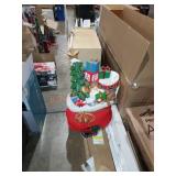 34" blowmold Santa sack