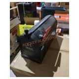 Rubberlike Post Mount Mailbox Black