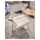 Metal Folding Chairs, 4 Total