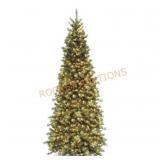 10ft Tiffany Fir Slim Pre Lit Artificial Tree