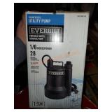 Everbilt utility pump 1/6hp