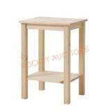 Unfinished basic end table 15"