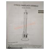 Pleasant Hearth 4pc Fireplace Utensils