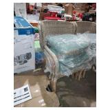 Lemon Grove faux Wicker chairs and cushions