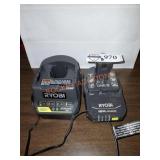 Ryobi battery and charger combo