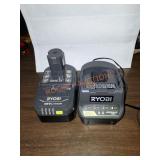 Ryobi 18v battery and charger set