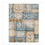 Bazaar patchwork seaside rug 7ft6in x 10ft