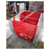 18 gallon husky tote with flip top