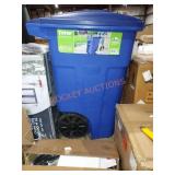 48 gallon rolling trash can